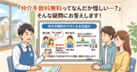 「仲介手数料無料ってなんだか怪しい…」そんな疑問にお答えします！新築建売などで仲介手数料がタダになる「からくり（売主からの手数料）」を不動産のプロがわかりやすく図解。無料になる物件の条件や、後悔しないために絶対に知っておくべき3つの注意点、隠れ費用の見抜き方を正直に解説します。
