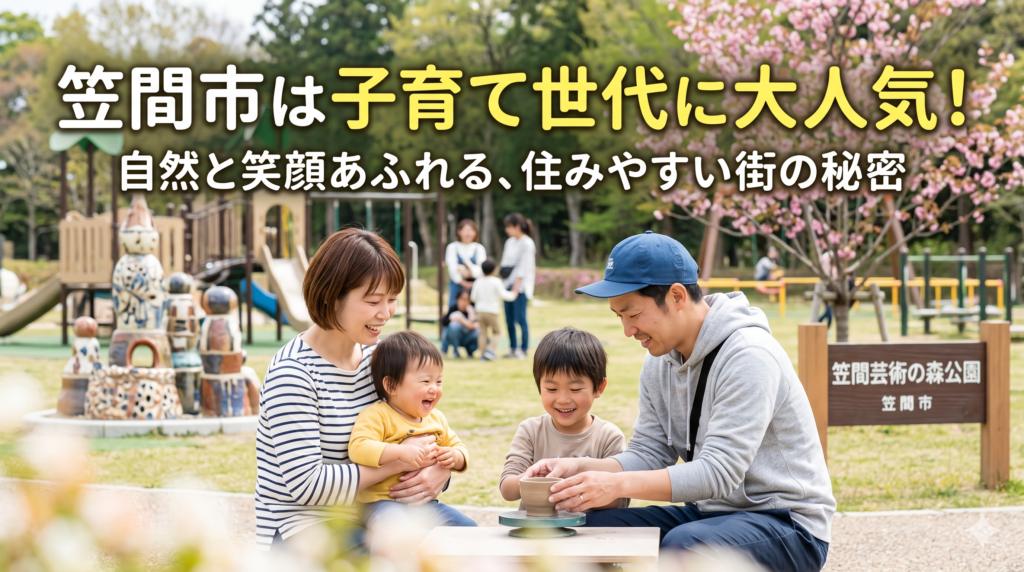 【笠間市でマイホーム】子育て世代に人気の地域はどこ？ファミリーにおすすめのエリアと選び方