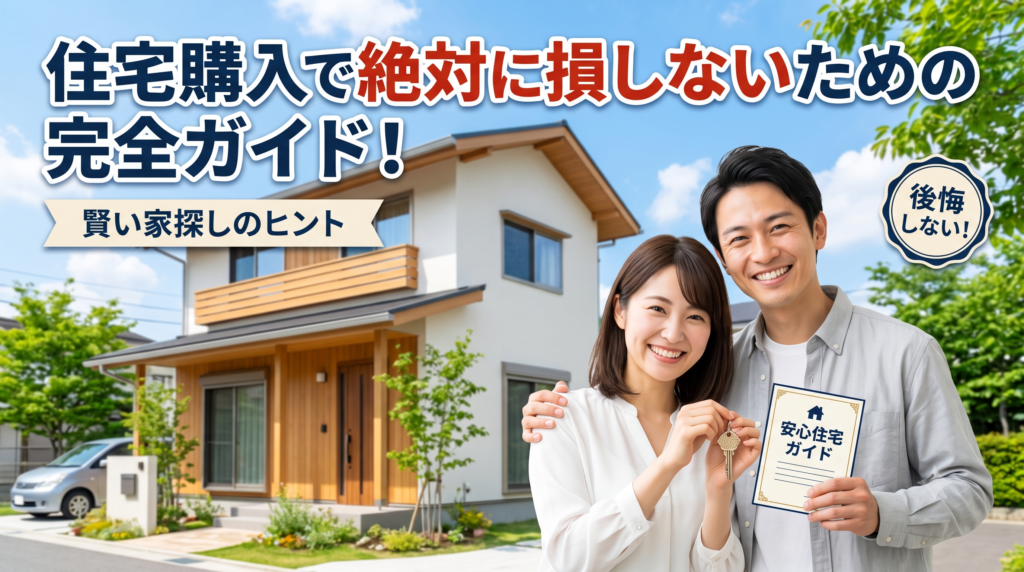 マイホーム購入で「数百万円の損」を防ぐための完全保存版ガイド!銀行のシミュレーションを鵜呑みにしない正しい資金計画から、ネットにはない未公開物件の探し方、見えないインフラ費用の回避、そして悪質な「囲い込み」を避ける不動産会社の選び方まで、プロが徹底解説。後悔しない家づくりの秘訣がここにあります。