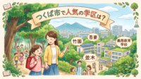 つくば市でマイホームを建てるならどの学区が良い？教育環境を重視するファミリー層から圧倒的な支持を集める「竹園・吾妻学区」や、移住者が続出する人気の小中一貫校「みどりの学園」「学園の森」義務教育学校の特徴を徹底解説！さらに、つくば市ならではの「学区限定の土地探し」に潜む予算オーバーの罠と、競争を勝ち抜くためのプロの戦略をご紹介します。