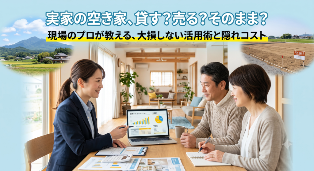 「誰も住まなくなった茨城の実家。賃貸に出せば儲かる?それとも売った方がいい?」空き家の活用は、表面的なメリットだけで判断すると、数百万円のリフォーム費用が回収できなかったり、固定資産税が跳ね上がったりする危険があります。不動産売買の現場で実際に起きている「空き家活用の罠」と、ご家族にとって最も手元に資金が残る選択肢を客観的に導き出す「セカンドオピニオン」の活用法を解説します。