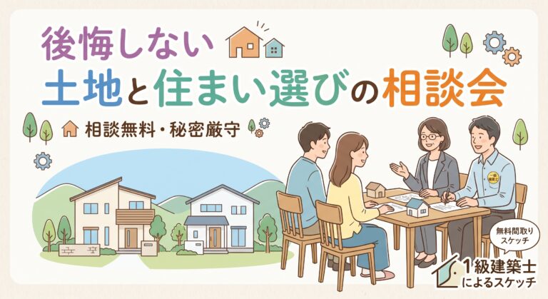 【未公開物件の優先案内！後悔しない土地と住まい選びの相談会】