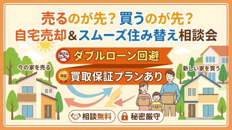 【自宅売却＆スムーズ住み替え相談会】