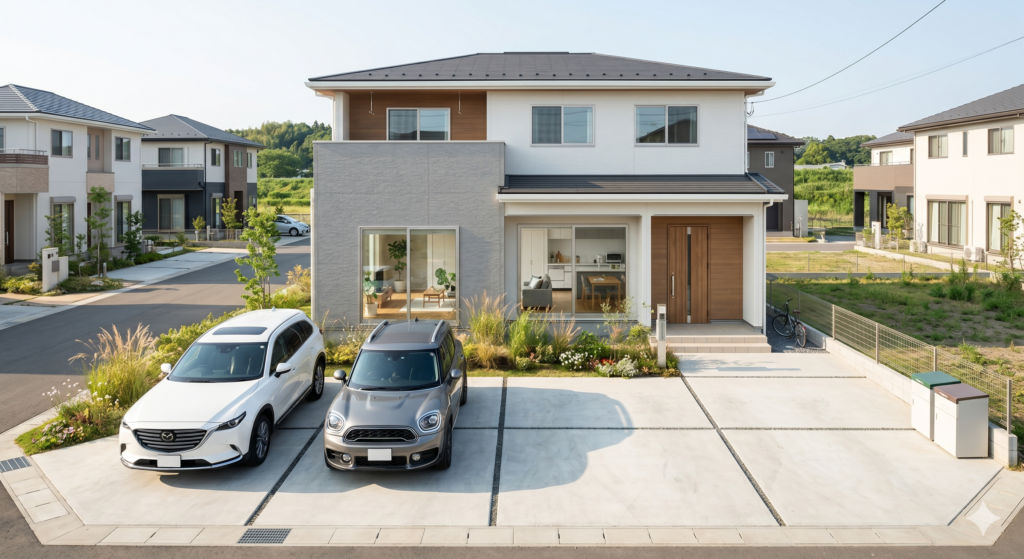 水戸市でマイホームを探している共働き世帯へ。車社会ならではの「駐車場の使い勝手」や「買い出し動線」を重視した新築建売と中古住宅の選び方をプロが解説。家事負担を減らす間取りのポイントや、リノベーションで叶える理想の暮らしをご紹介します。