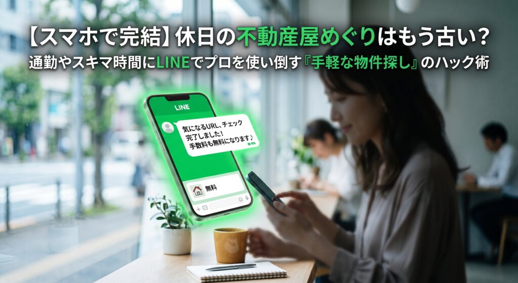 貴重な休日を、不動産屋での長い打ち合わせや物件めぐりに潰されていませんか?実は賢い人ほど、通勤電車の中や寝る前の「スキマ時間」にLINEを使ってプロに相談しています。気になる物件のURL送信から、プロによる隠れコストの調査、仲介手数料が無料になるかの判定まで。水戸・つくば・笠間エリアの不動産実務に強いエージェントをスマホひとつで使い倒し、圧倒的な時間と予算のゆとりを生み出す現代の家探し術を大公開!